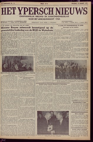 Het Ypersch nieuws (1929-1971) 1971-03-19