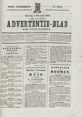 Het Advertentieblad (1825-1914) 1857-12-05