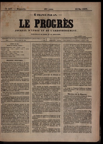 Le Progrès (1841-1914) 1877-05-13