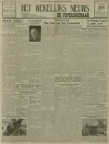 Het Wekelijks Nieuws (1946-1990) 1949-03-26