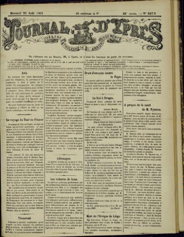 Journal d’Ypres (1874 - 1913) 1901-08-28