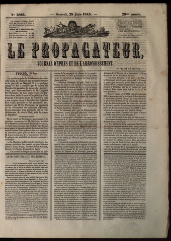 Le Propagateur (1818-1871) 1845-06-28
