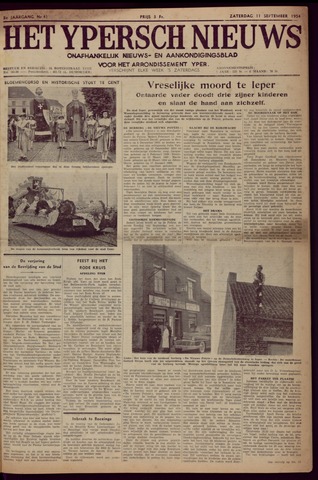 Het Ypersch nieuws (1929-1971) 1954-09-11
