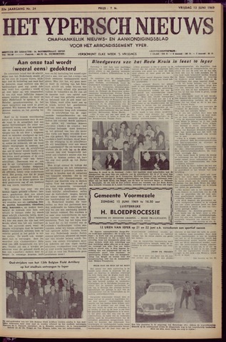 Het Ypersch nieuws (1929-1971) 1969-06-13