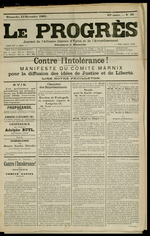 Le Progrès (1841-1914) 1901-12-15