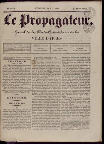 Le Propagateur (1818-1871) 1840-05-27