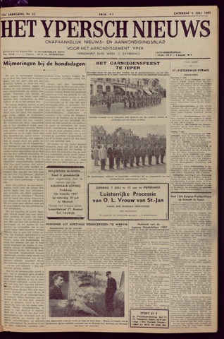 Het Ypersch nieuws (1929-1971) 1957-07-06
