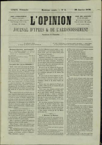 L’Opinion (1863 - 1873) 1870-01-30