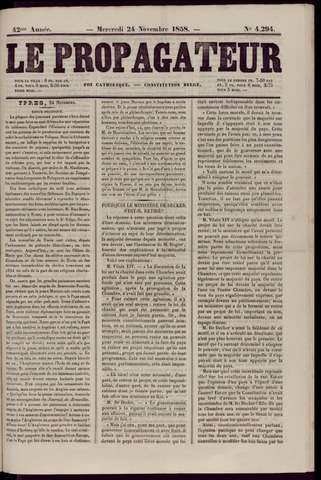 Le Propagateur (1818-1871) 1858-11-24