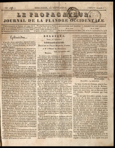 Le Propagateur (1818-1871) 1835-09-23
