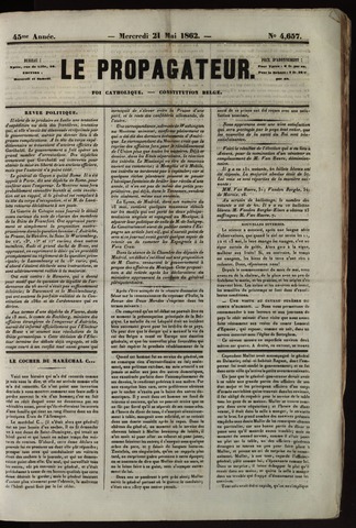 Le Propagateur (1818-1871) 1862-05-21