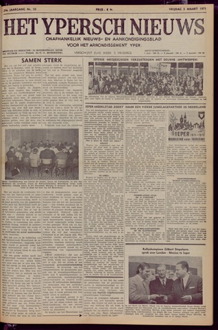 Het Ypersch nieuws (1929-1971) 1971-03-05