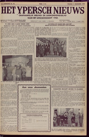 Het Ypersch nieuws (1929-1971) 1970-12-04
