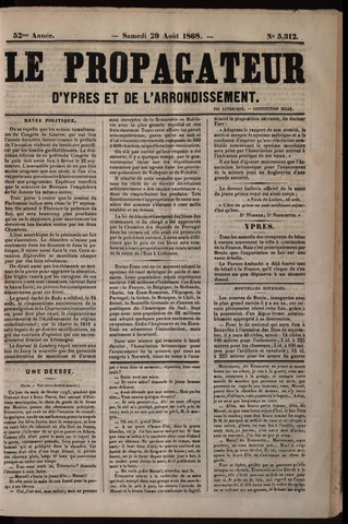 Le Propagateur (1818-1871) 1868-08-29