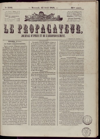 Le Propagateur (1818-1871) 1848-04-12