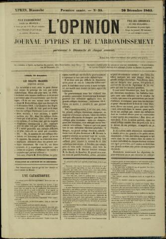 L’Opinion (1863 - 1873) 1863-12-20