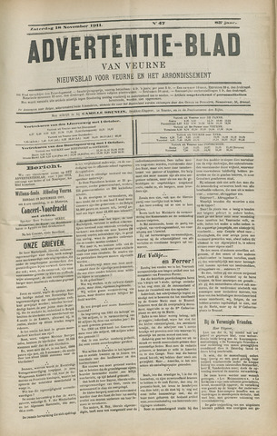 Het Advertentieblad (1825-1914) 1911-11-18