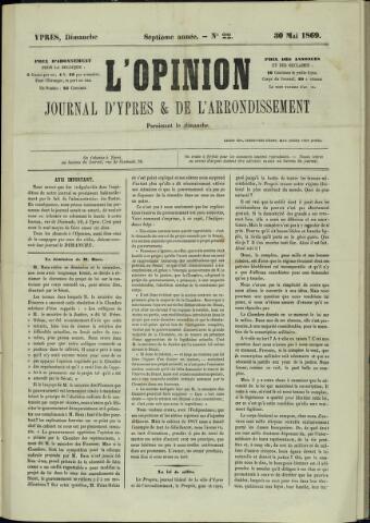 L’Opinion (1863-1873) 1869-05-30