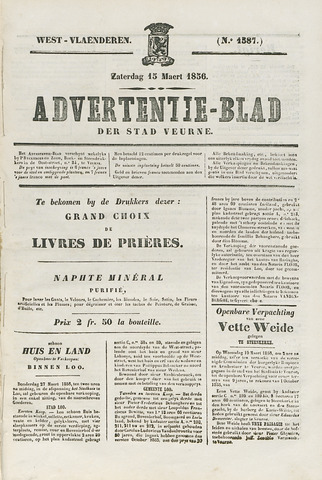 Het Advertentieblad (1825-1914) 1856-03-15