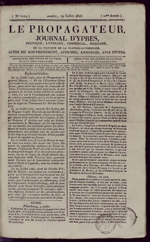 Le Propagateur (1818-1871) 1828-07-19