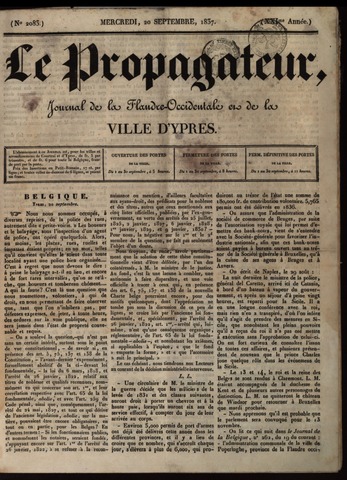 Le Propagateur (1818-1871) 1837-09-20