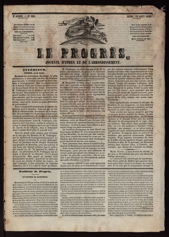Le Progrès (1841-1914) 1842-08-23