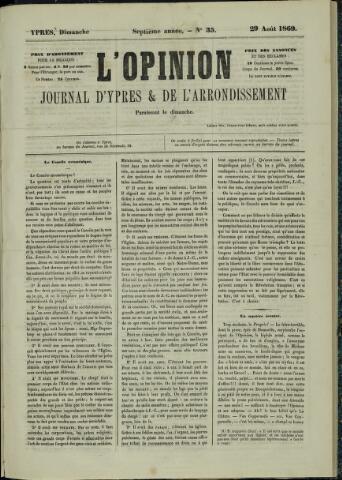 L’Opinion (1863-1873) 1869-08-29