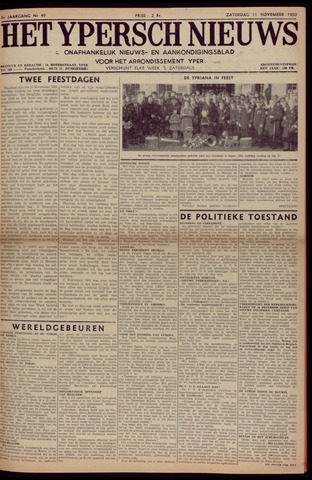 Het Ypersch nieuws (1929-1971) 1950-11-11