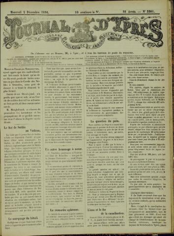 Journal d’Ypres (1874 - 1913) 1896-12-02