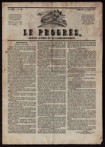 Le Progrès (1841-1914) 1842-04-17