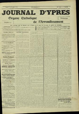 Journal d’Ypres (1874-1913) 1910-02-12