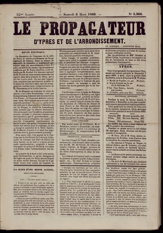 Le Propagateur (1818-1871) 1869-03-06