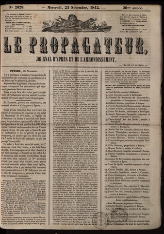 Le Propagateur (1818-1871) 1842-11-23