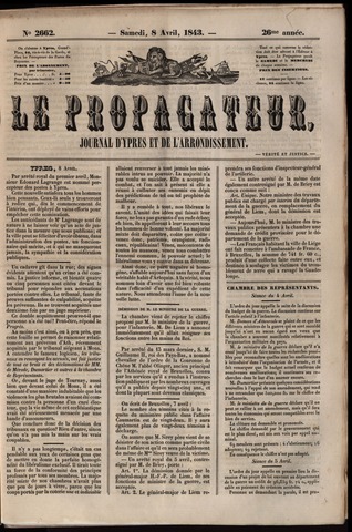 Le Propagateur (1818-1871) 1843-04-08