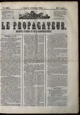 Le Propagateur (1818-1871) 1845-10-11