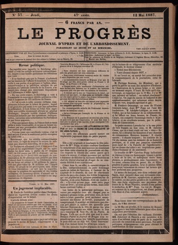 Le Progrès (1841-1914) 1887-05-12