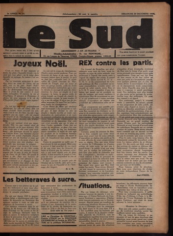 Le Sud (1934-1939) 1936-12-20