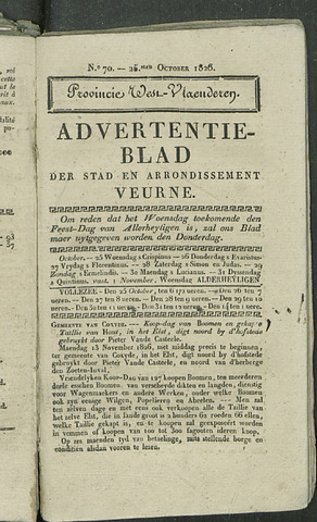 Het Advertentieblad (1825-1914) 1826-10-25