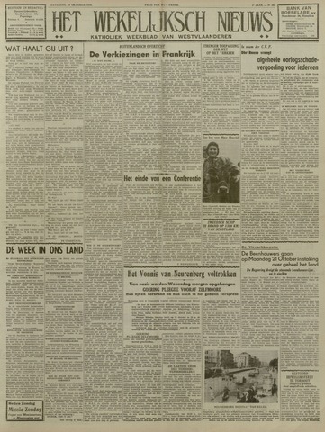 Het Wekelijks Nieuws (1946-1990) 1946-10-19