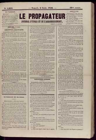 Le Propagateur (1818-1871) 1856-08-02