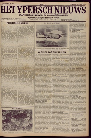 Het Ypersch nieuws (1929-1971) 1953-06-27
