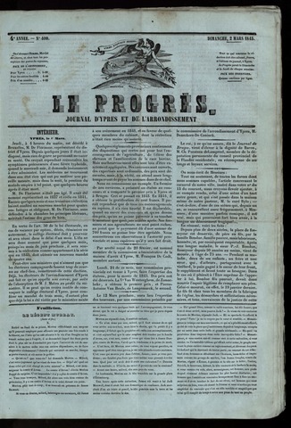 Le Progrès (1841-1914) 1845-03-02
