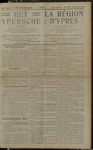 Het Ypersch nieuws (1929-1971) 1929-10-26
