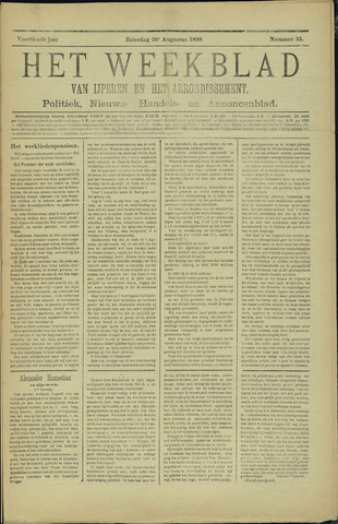 Het weekblad van Ijperen (1886-1906) 1899-08-26