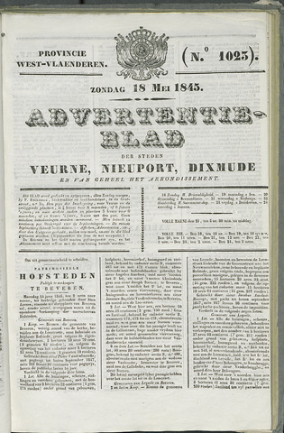 Het Advertentieblad (1825-1914) 1845-05-18