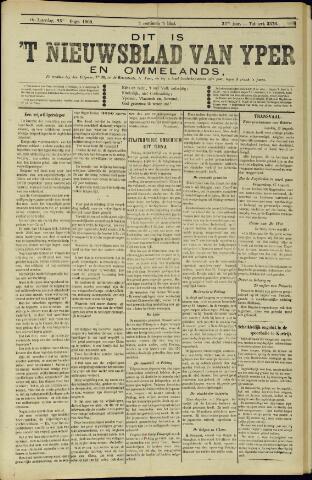 Nieuwsblad van Yperen en van het Arrondissement (1872-1912) 1900-08-25