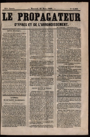 Le Propagateur (1818-1871) 1868-03-18