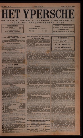 Het Ypersch nieuws (1929-1971) 1942-08-28