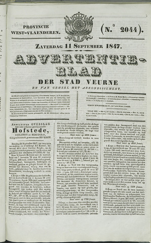 Het Advertentieblad (1825-1914) 1847-09-11