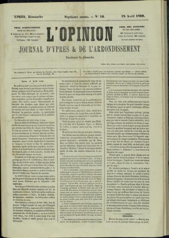 L’Opinion (1863-1873) 1869-04-18